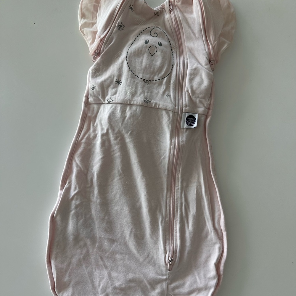 Nested Bean Pink Baby Sleep Sack